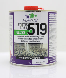 Fortis Coat 519 - Non-Yellowing Polyurethane Coating