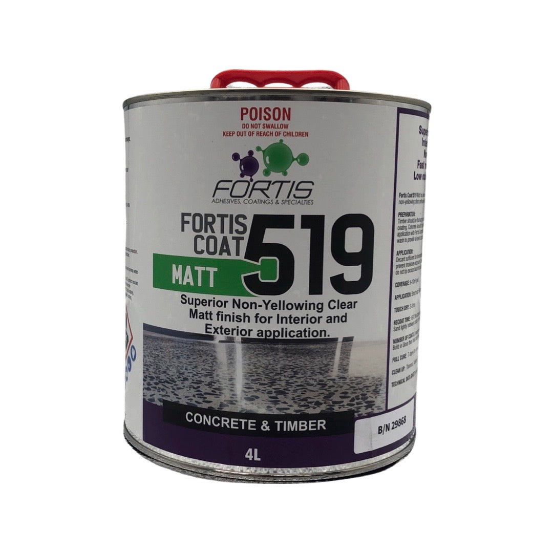 Fortis Coat 519 - Non-Yellowing Polyurethane Coating