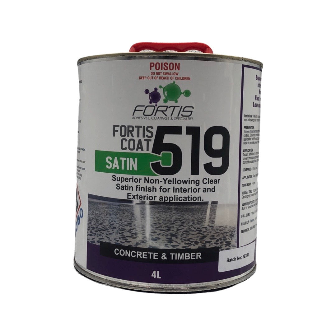 Fortis Coat 519 - Non-Yellowing Polyurethane Coating