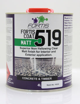 Fortis Coat 519 - Non-Yellowing Polyurethane Coating